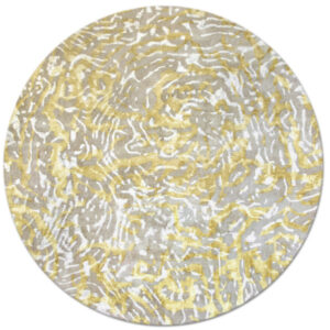 Nebula in Goldenrod, 8 ft. x 8 ft. round