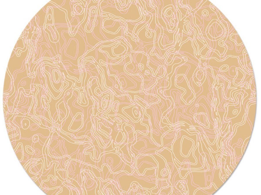 Ion in Rose Gold, 8 ft. x 8 ft. round