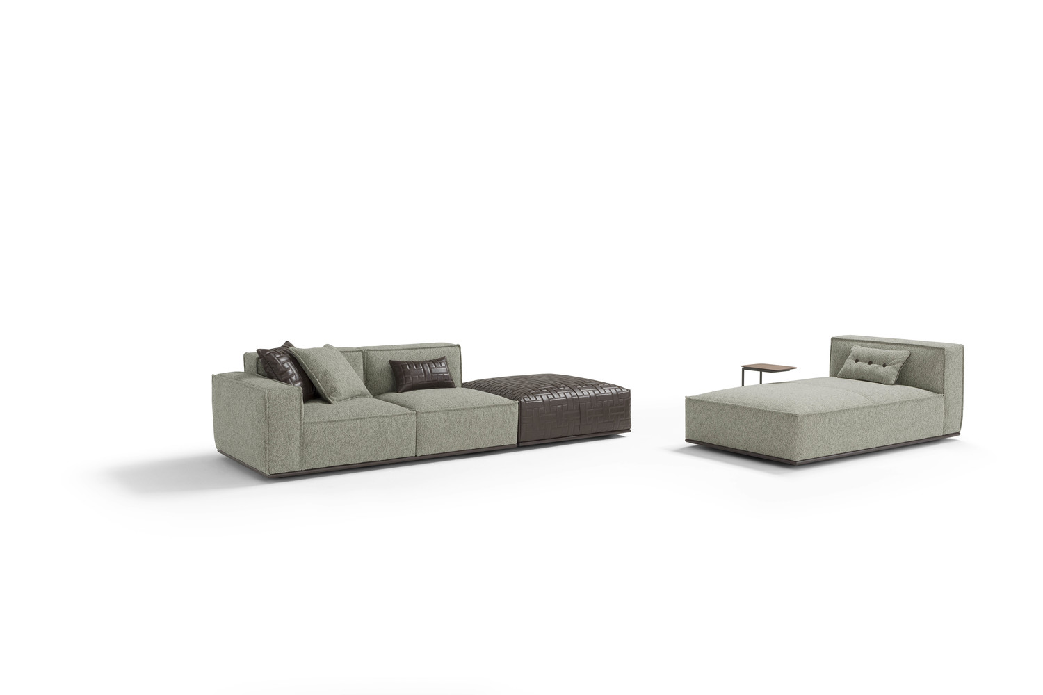 Plaza, 1 Low Arm Chaise Longe, 2 Cushions
