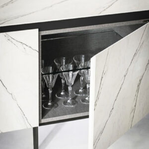 Cosmopolitan Sideboard in SuperMarble, Designed by Studio Contromano