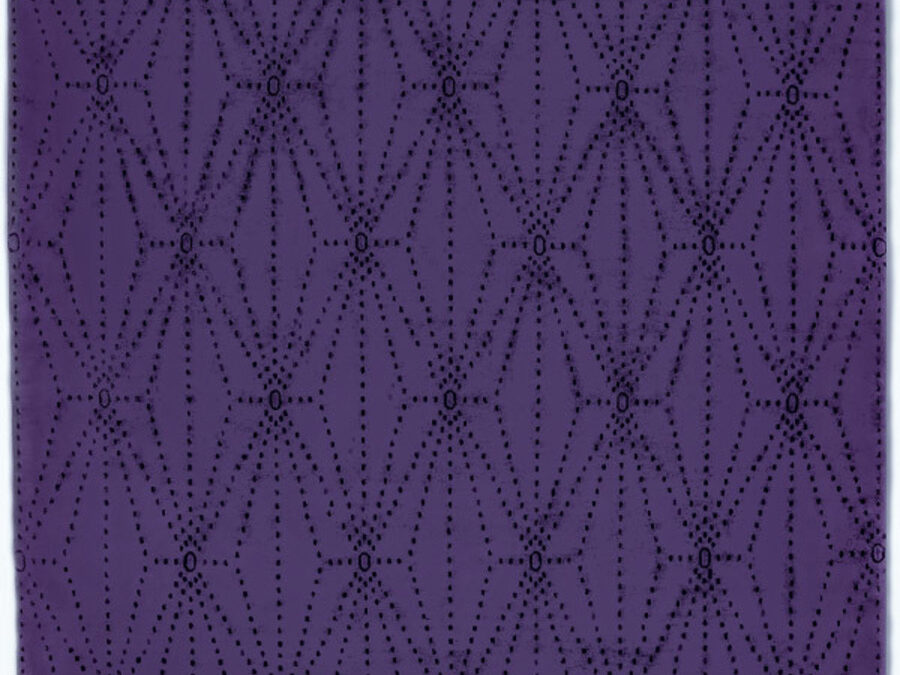 Kali in Aubergine, 8 ft. x 10 ft.