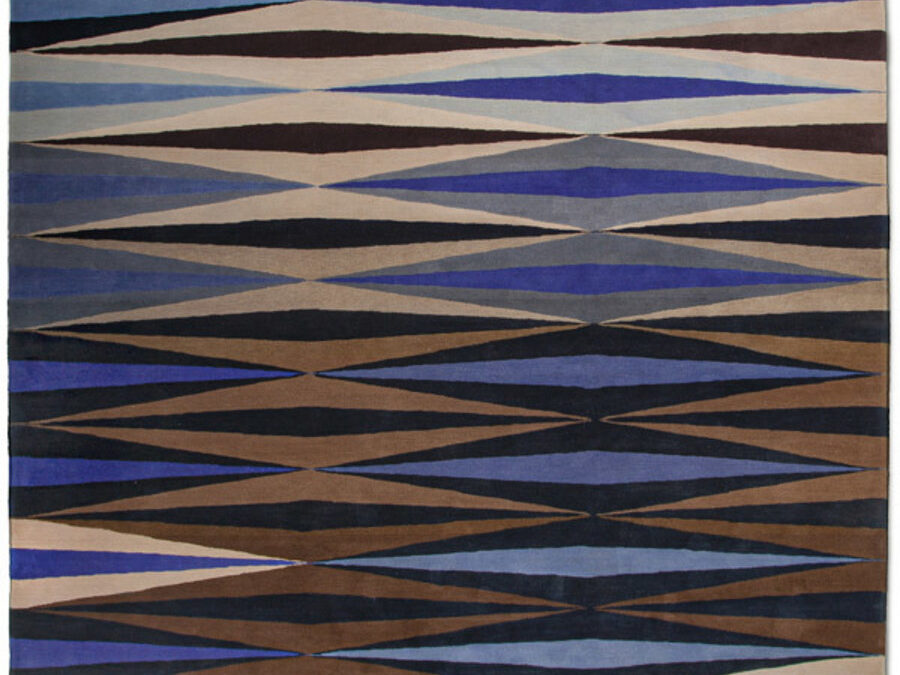 Ripple in Violet, 8 ft. x 10 ft.