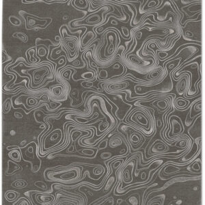 String Theory in Pewter, 12 ft. x 16 ft.