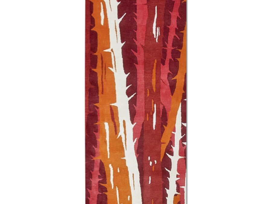 Thorn II in Crimson, 3 ft. x 10 ft.