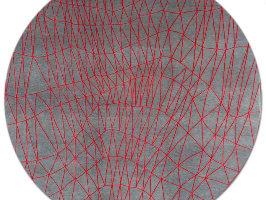 SKALA in Red, 8 ft x 8 ft