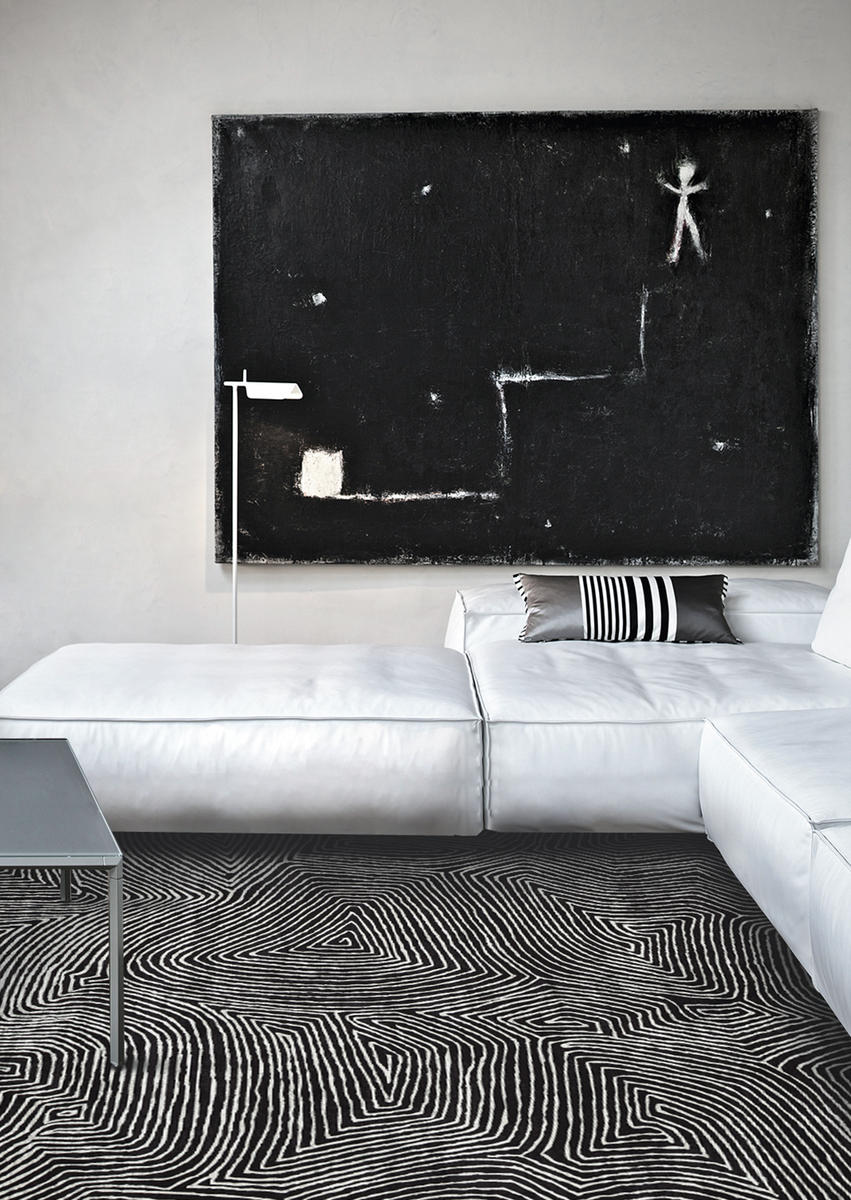 Maze in Ink, 10 ft. x 14 ft.