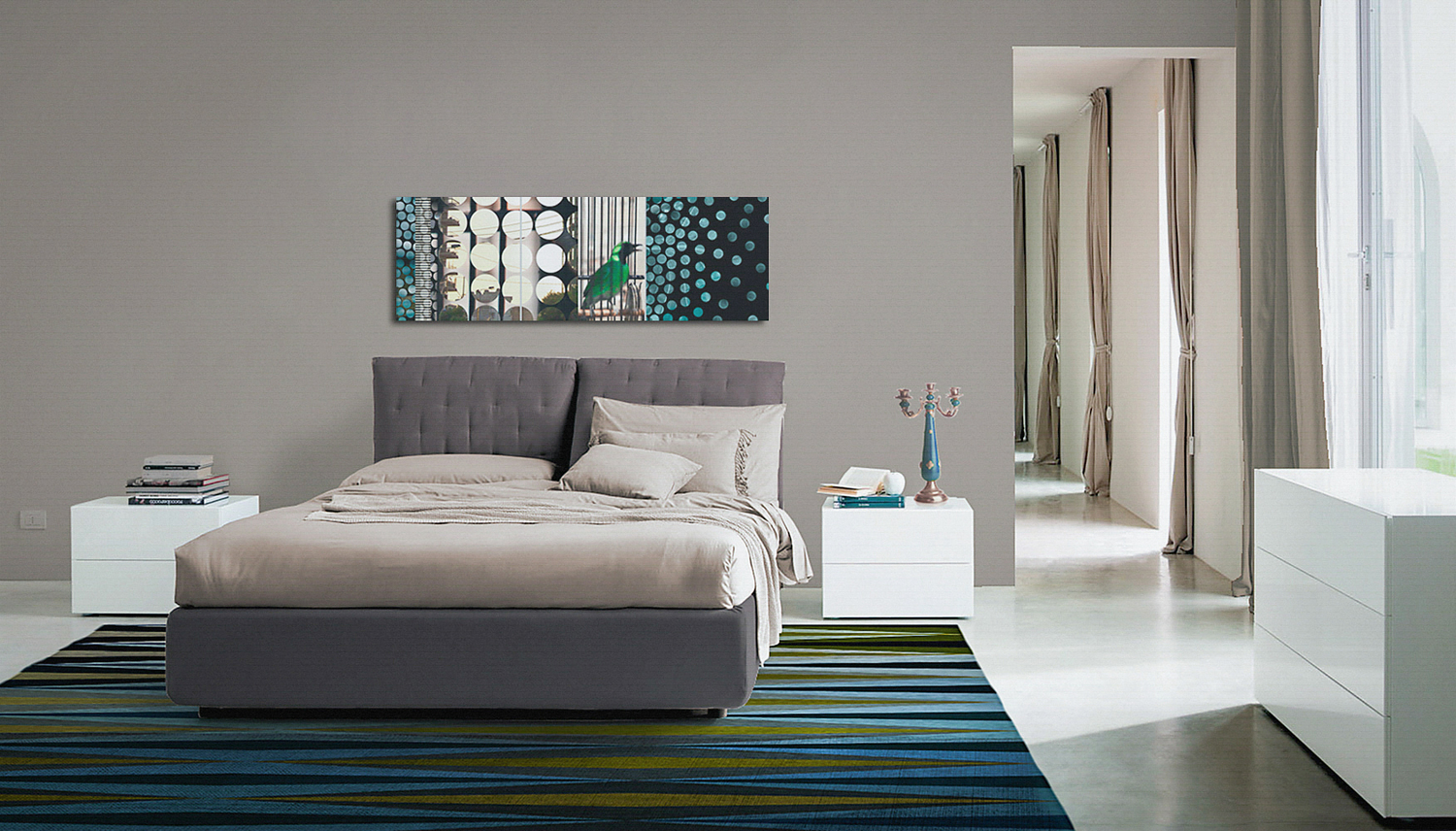 Ripple in Blue, 12 ft. x 16 ft.