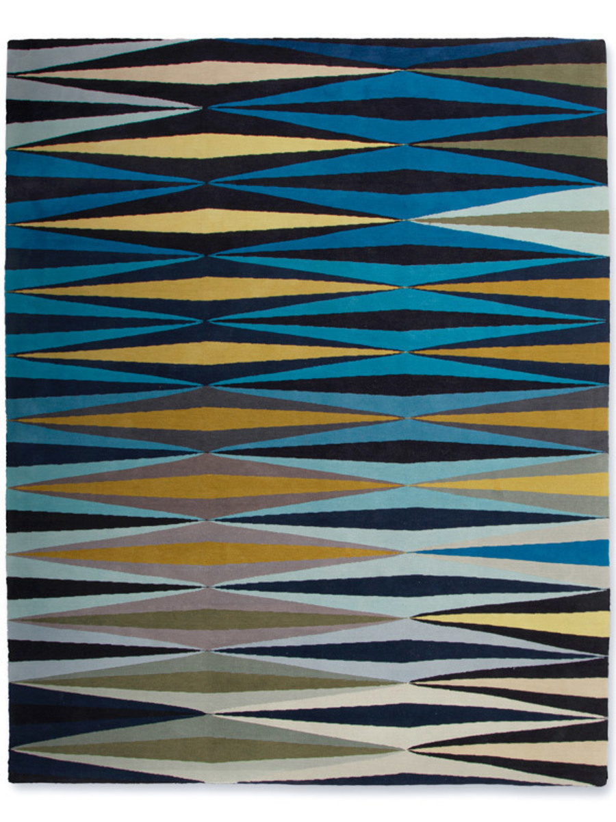 Ripple in Blue, 12 ft. x 16 ft.