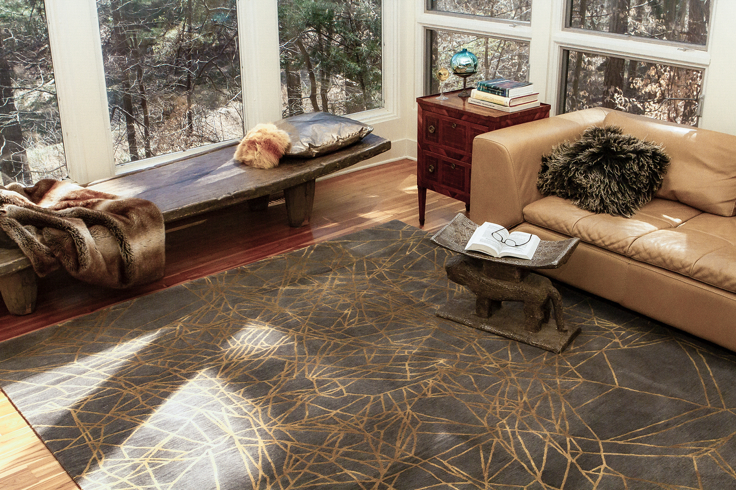 TREMORE in Saffron, 3 ft. x 10 ft.