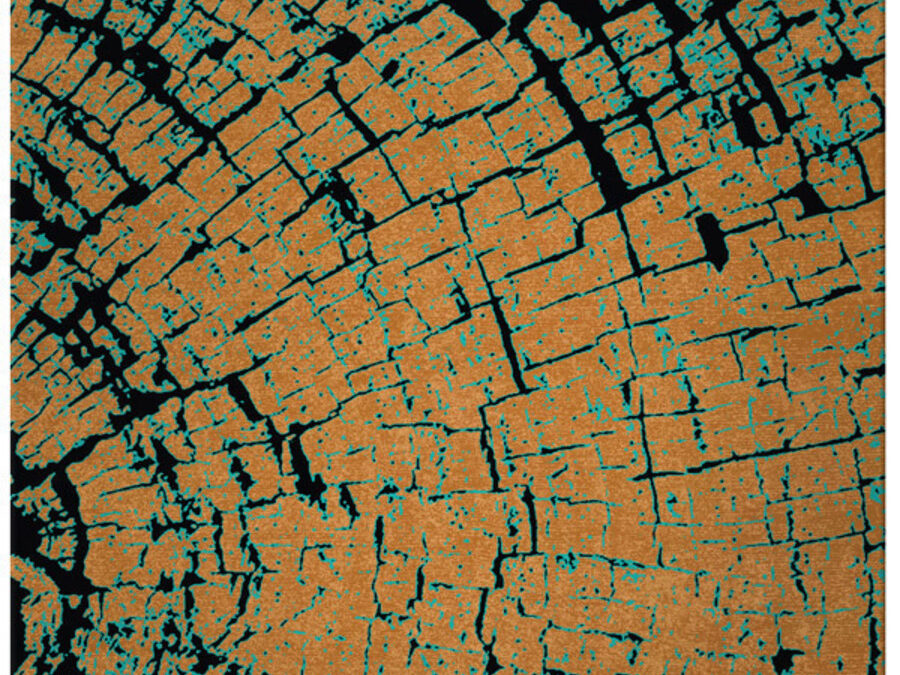 Tapa in Copper, 10 ft. x 14 ft.