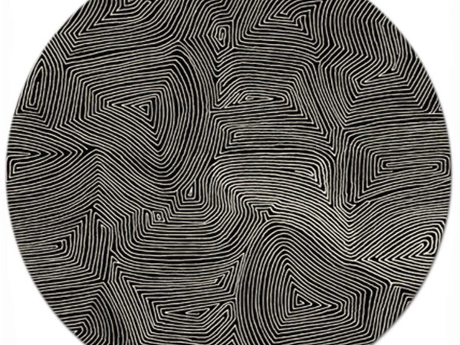 Maze in Ink, 8 ft. x 8 ft.