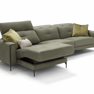 Gary Three Seats with Two Cushions, with chaise longe 3 electric motors