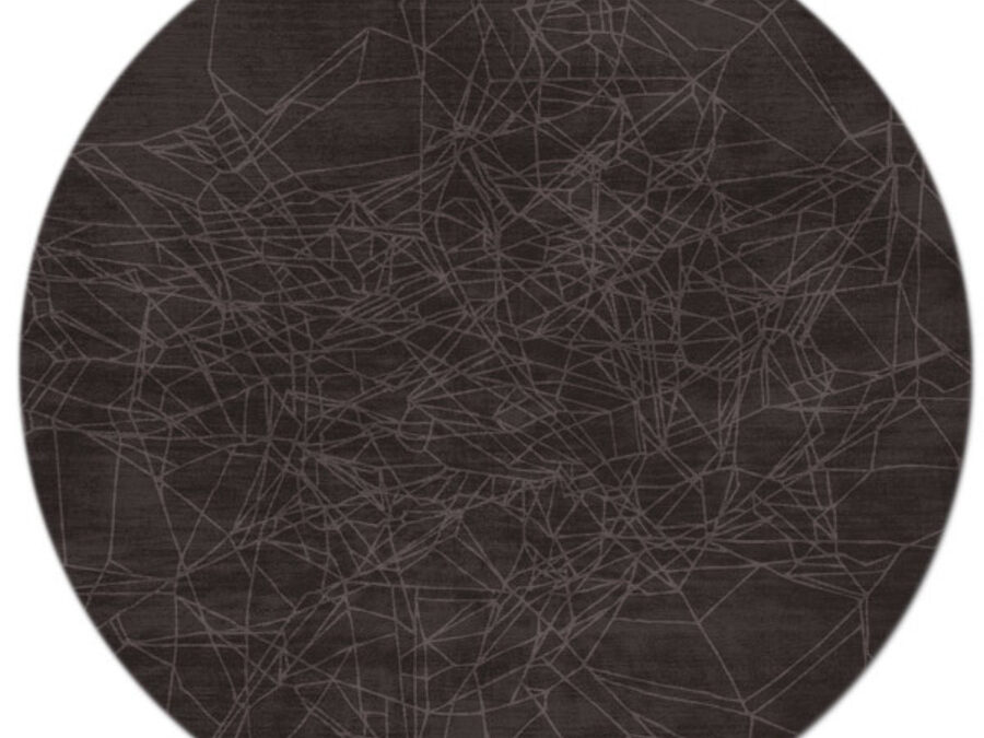 Tremore in Espresso, 8 ft. x 8 ft.