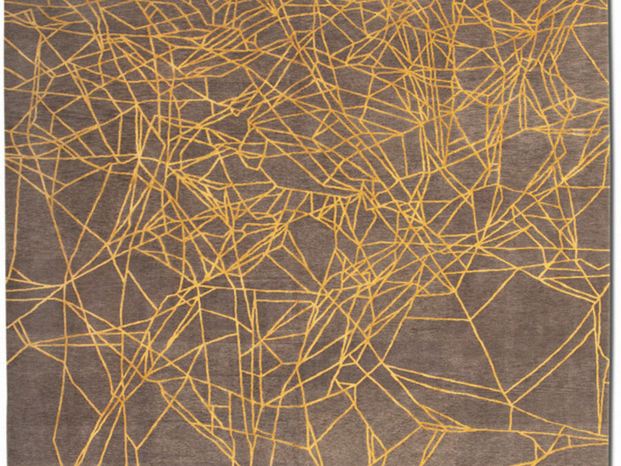 Tremore in Saffron, 9 ft. x 12 ft.