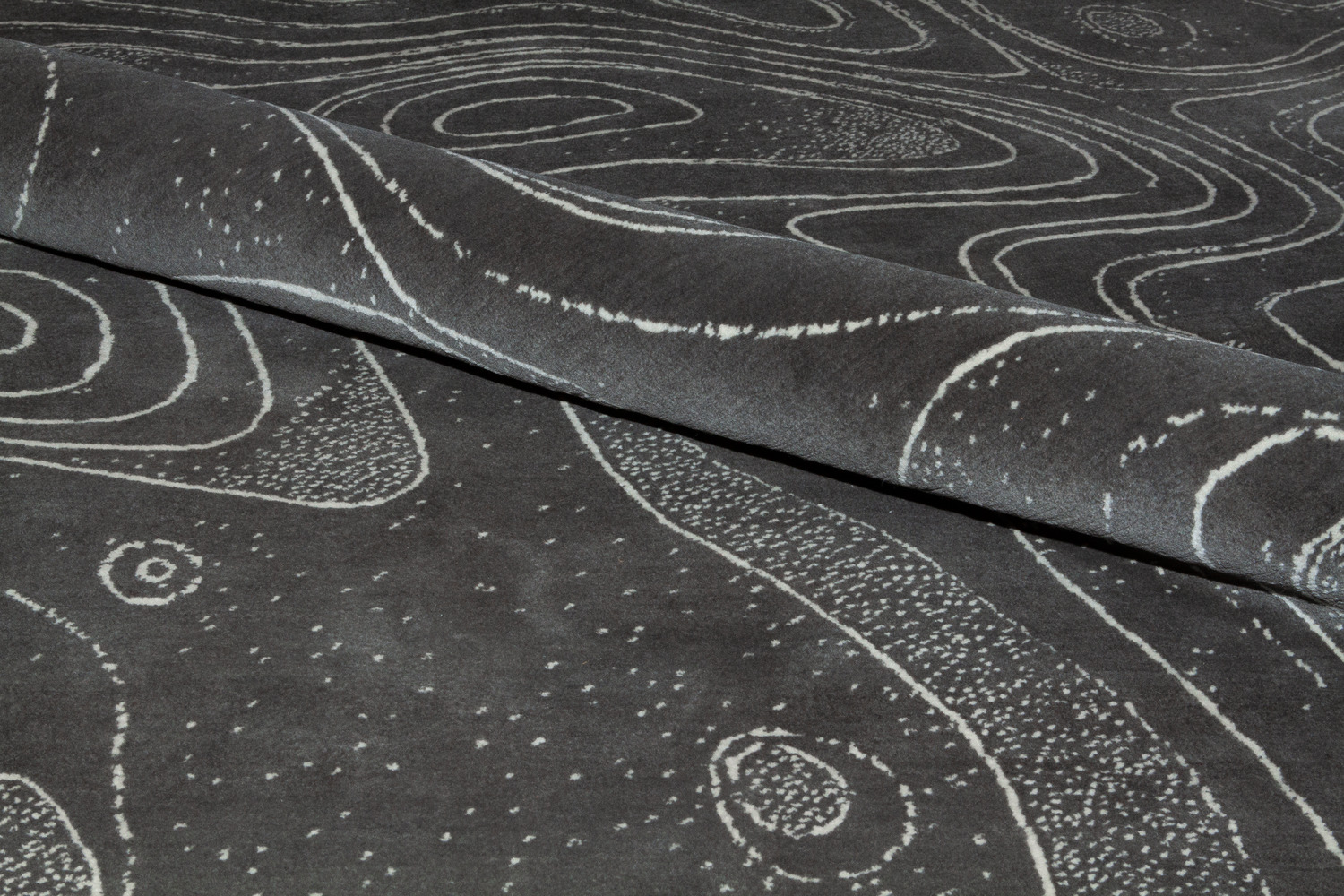 String Theory in Pewter, 8 ft. x 10 ft.