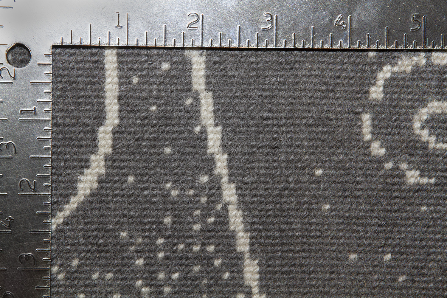 String Theory in Pewter, 8 ft. x 10 ft.