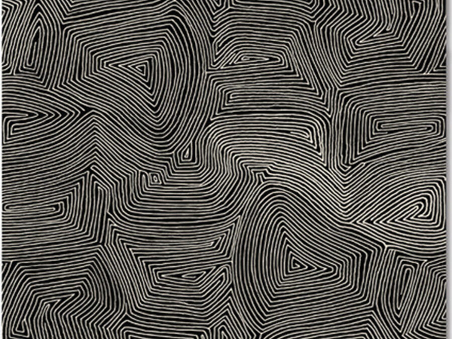 Maze in Ink, 8 ft. x 10 ft.