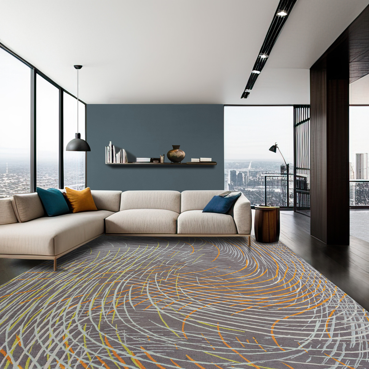 Helix in Nimbus, 8 ft. x 10 ft.