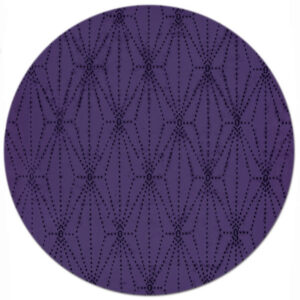 Kali in Aubergine, 8 ft. x 8 ft. round