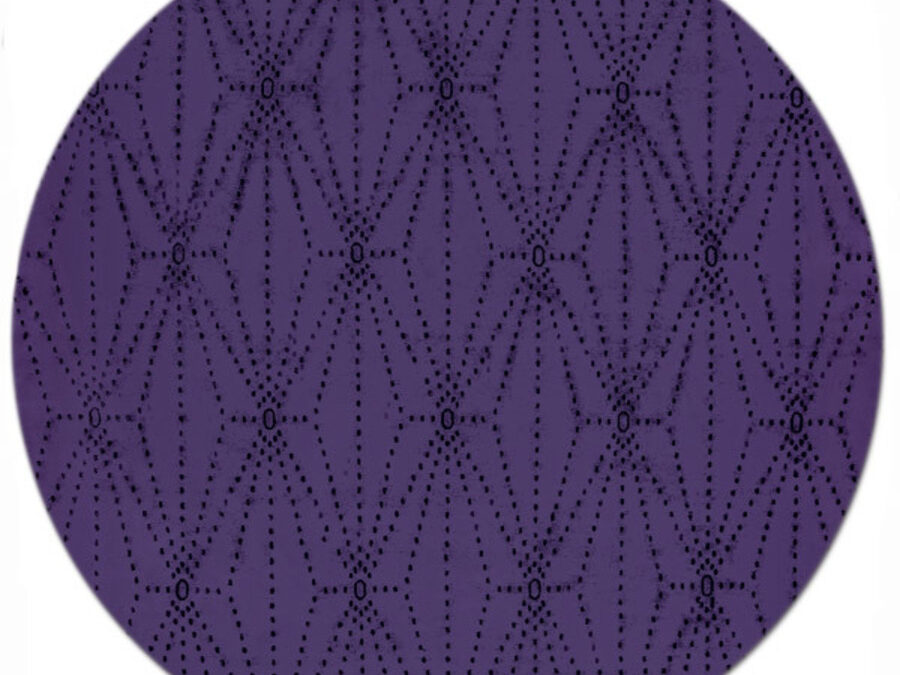 Kali in Aubergine, 8 ft. x 8 ft. round