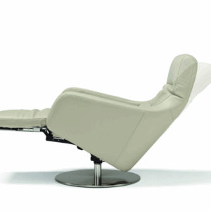 Nora, Swivel Chair with Relax two motors Recliner.