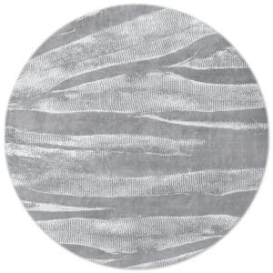 Ebu in Silver, 8 ft. x 8 ft. round