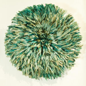 Royal Feather Hat, aka "juju hat" or "tyn", Bamileke People, Cameroon