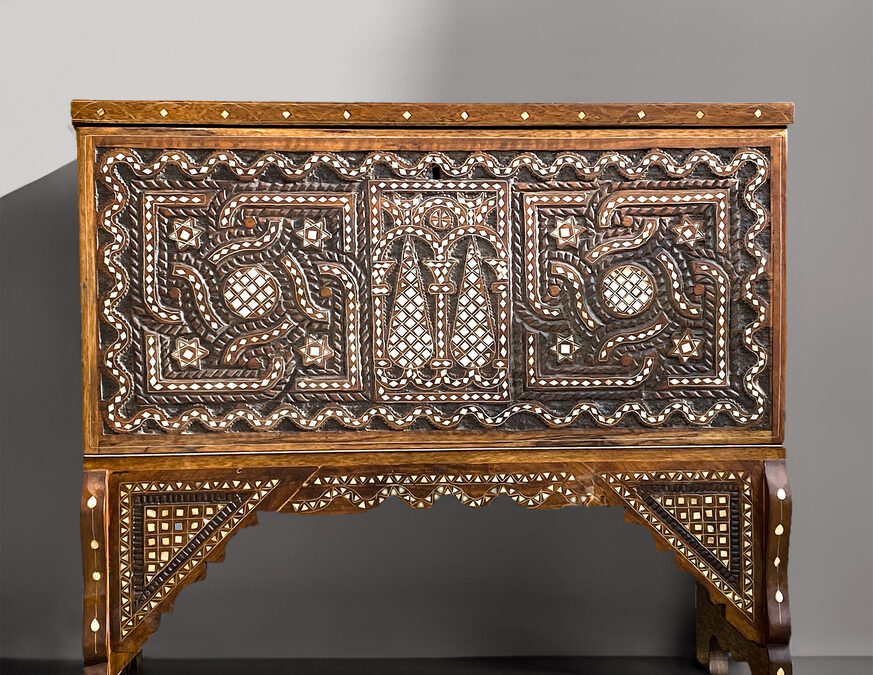 “Celestial Blessings” Mother-of-Pearl Inlaid Wedding Chest