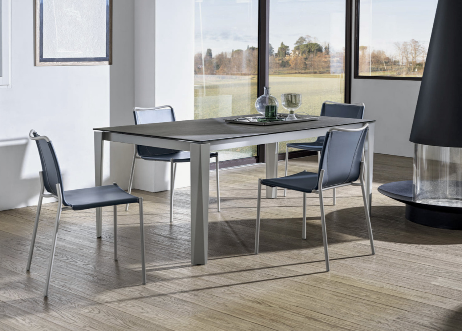 Shape Chair, Designed by R&D Bontempi Casa.